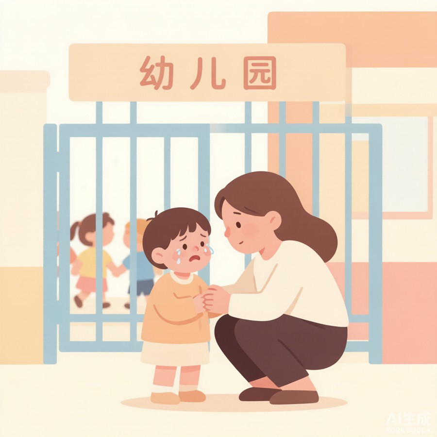 孩子一上幼儿园就哭，是没准备好吗？