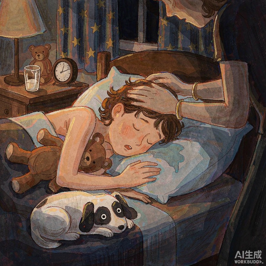 孩子睡觉汗多枕头湿，是虚还是热